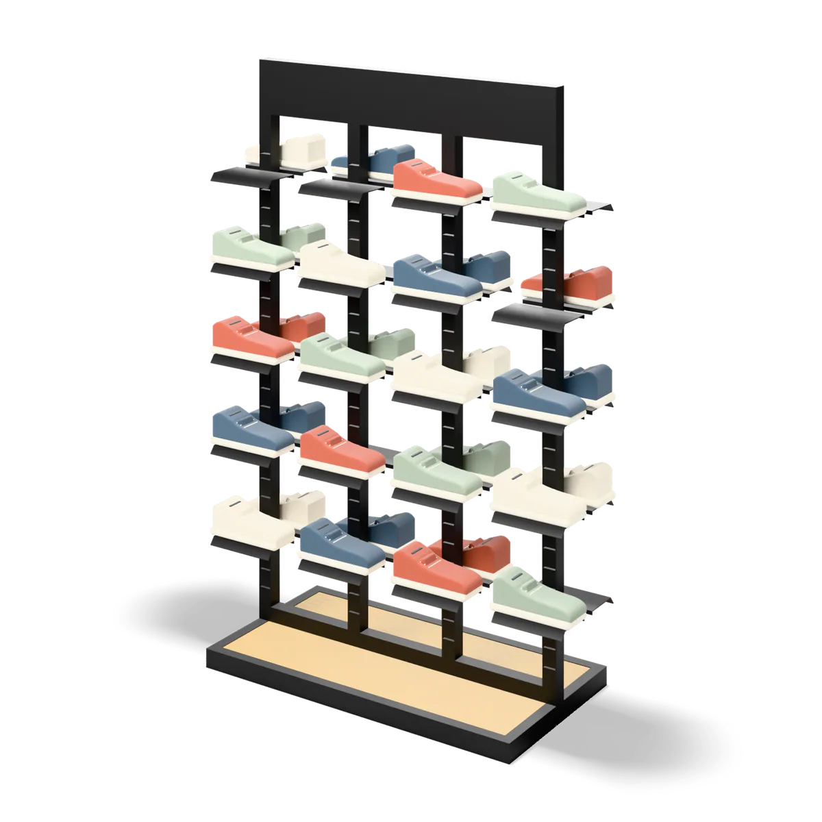 条柱鞋托中岛